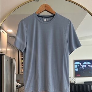 LNA Men’s Crewneck Tee in Dusty Blue